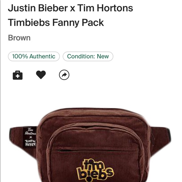 COPY - Justin Bieber x Tim Hortons Fanny Pack - Picture 2 of 2
